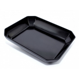 Блюдо восьмиугольное One Chef из меламина 30×25×5,3 см 2,8 л Черное