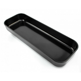 Блюдо для выкладки продуктов One Chef из меламина 45,7×16×6,5 см Черное