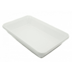 Блюдо для выкладки продуктов One Chef из меламина 30×19,5×5,5 см Белое