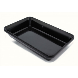 Блюдо для выкладки продуктов One Chef из меламина 20×15×5,5 см Черное