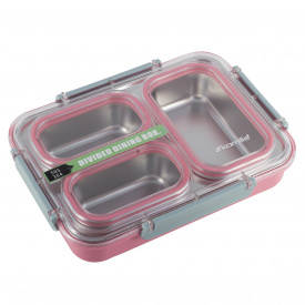 Эргономичный и компактный контейнер pink 1200мл KL226274 Kamille