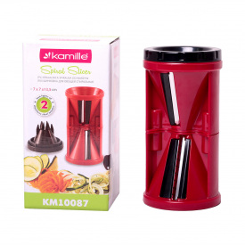Платиковая спиральная шинковка 6.9х6.9х13.5см KL225364 Kamille