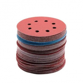 Набір шліфувальних кругів 125 мм на липучці Спартак 100 шт