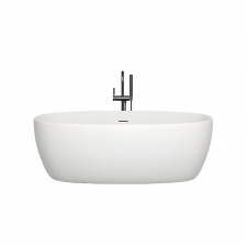 Ванна отдельностоящая WGT Water Stone SOLE 1700x850 овальная, белая матовая