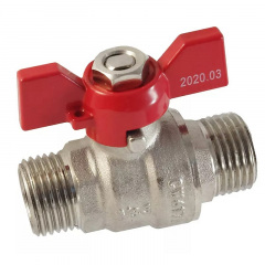Шаровой кран V&amp;G Optima 1/2" НН прямой, латунь (VG-103101) Полтава