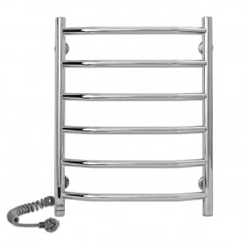 Полотенцесушитель электрический Laris Виктория П6 600х450 вертикальный, хром (73207820)