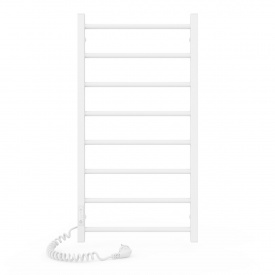Полотенцесушитель электрический Laris Альфа ЧФ8 800х400 вертикальный, белый глянец (77700071)