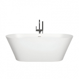 Ванна отдельностоящая WGT Water Stone PEONIA 1700x720 овальная, белая глянцевая