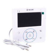 Комплект відеодомофона і відеопанель BCOM BD-480 White Kit Київ