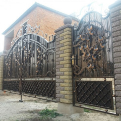 Ворота кованые Рідків ( Рыдков) Полтава