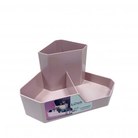 Органайзер для косметики та канцелярії Lova Plastik LV-130 22х16х11,3 см Рожевий