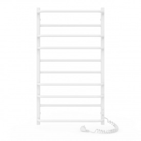 Полотенцесушитель электрический Laris Комфорт ЧФ10 900х500 вертикальный, белый глянец (77700091)