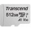 Карта пам'яті Transcend 300S microSDXC 512GB UHS-I U3 (TS512GUSD300S-A) + адаптер SD (6570658) Іршава