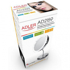 Дзеркало косметичне Adler AD 2159 15 см Хром Долина