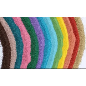 Кварцевый песок цветной разные фракции