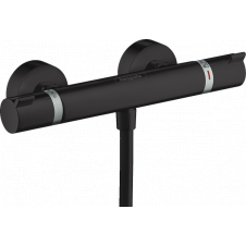 Змішувач Hansgrohe з термостатом для душу Ecostat Matt Black (13116670)