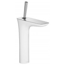 Змішувач Hansgrohe PuraVida 200 мм для умивальника, хром-білий (15081400)