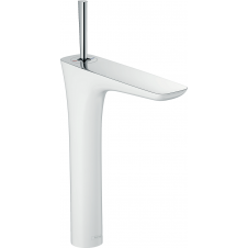 Змішувач Hansgrohe PuraVida 240 мм для умивальника хромований/білий (15072400)