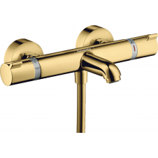 Змішувач Hansgrohe з термостатом для ванни Ecostat Comfort Polished Gold Optic (13114990)