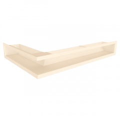 Вентиляційна решітка права SAVEN Loft Angle 90х600х400 кремова Коростень