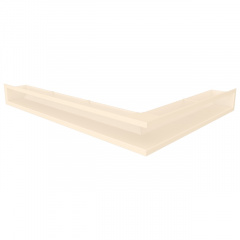 Вентиляційна решітка ліва SAVEN Loft Angle 90х600х800 кремова Шепетовка