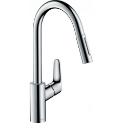 Змішувач Hansgrohe Focus 240 2jet для кухні (31815000) Золотоноша