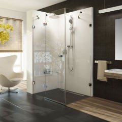 Душова кабіна Ravak BSDPS-100/100 L Хром TRANSPARENT (0ULA0A00Z1) Лозовая