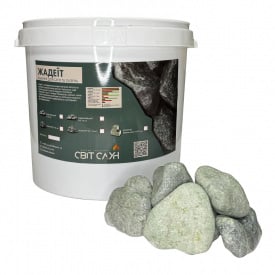 Каміння для сауни Жадеїт обваловане 10-16 см