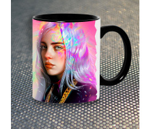 Чашка Fan Girl Billie Eilish Билли Айлиш New (14534) 330 мл Разноцветный