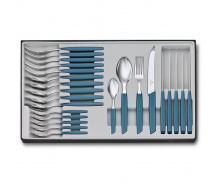 Набор столовых приборов Victorinox Swiss Modern Table Set 24 предмета Синий (6.9096.11W2.24)