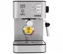 Рожковая кофеварка эспрессо Rotex RCM750-S Life Espresso