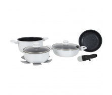 Набор посуды Gimex Cookware Set induction 7 предметов White (6977221)