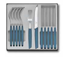 Набор столовых приборов Victorinox Swiss Modern Table Set 12 предметов Синий (6.9096.11W2.12)