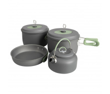 Набор посуды Bo-Camp Explorer XL 4 Pieces Hard Anodized Grey Green 4 шт (2200249)