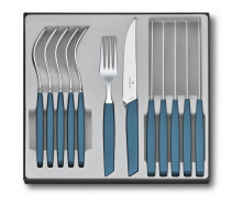 Набор столовых приборов Victorinox Swiss Modern Table Set 12 предметов Синий (6.9096.12W2.12)