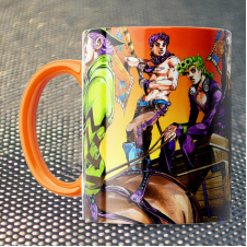 Чашка Fan Girl Все Джоджо Невероятные приключения ДжоДжо - JoJo’s Bizarre Adventure (14803) 330 мл Оранжевый