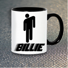 Чашка Fan Girl Человечек Билли Айлиш Billie Eilish New (14537) 330 мл Разноцветный