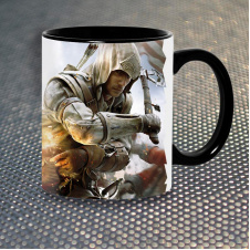 Чашка Fan Girl Кредо убийцы 3 Assassin’s Creed III New (14394) 330 мл Черный