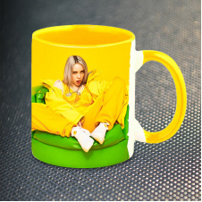 Чашка Fan Girl Билли Айлиш Billie Eilish New (14535) 330 мл Разноцветный
