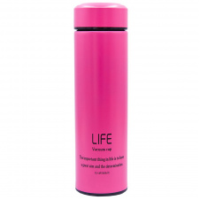Термос стальной Zelart 450ml LIFE D-010 Розовый