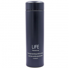 Термос стальной Zelart 450ml LIFE D-010 Черный