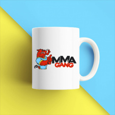 Кружка чашка белая с принтом "MMA Gang Кабан" Кавун