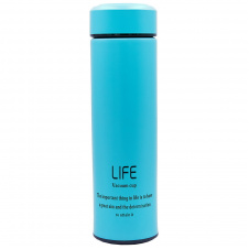 Термос стальной Zelart 450ml LIFE D-010 Бирюзовый