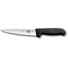 Фото - Кухонный нож мясника Victorinox Fibrox Sticking 14 см Черный (5.5603.14) Кухонный нож мясника Victorinox Fibrox Sticking 14 см Черный (5.5603.14)