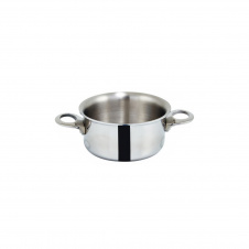 Кастрюля (мини) для подачи, нержавеющая сталь WINCO 450 мл, 9,35 см (крышка 00981) (00979)