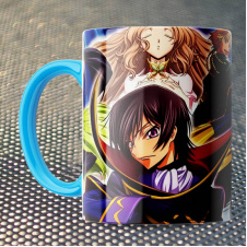 Чашка Fan Girl Лелуш Код Гиас - Code Geass (15811) 330 мл Голубой