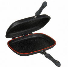 Сковородка - гриль A-plus FP1502 двусторонняя 32 см Black (300078BL)