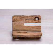 Настольный органайзер на рабочий стол для смартфона/планшета ecoWalnut 210x170x170 мм