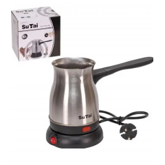 Кофеварка электрическая на подставке SuTai ST-138 800W 0.8 л Silver Дубно