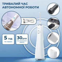 Портативный ирригатор Luxury Travel White Seago (207436033) Доманівка